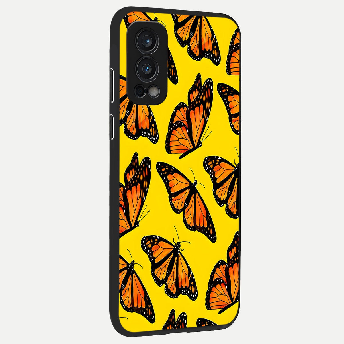  Golden Wing Flight back cover For OnePlus Nord 2 slim fit glass case with vibrant aesthetic design