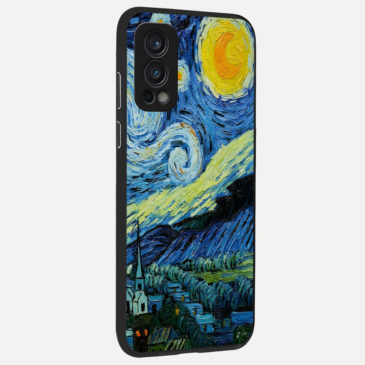  Inspired Van Gogh Art back cover For OnePlus Nord 2 slim fit glass case with vibrant aesthetic design