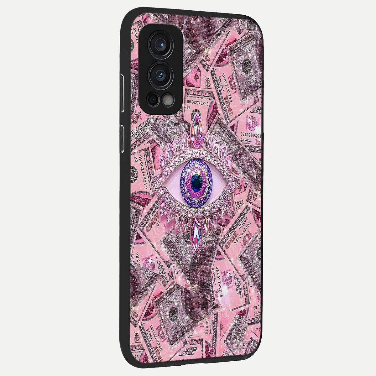  Money Eye Luxe back cover For OnePlus Nord 2 slim fit glass case with vibrant aesthetic design