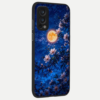 Moonlit Blossoms Night back cover For OnePlus Nord 2 slim fit glass case with vibrant aesthetic design