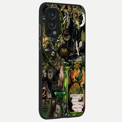  Mystic Woods Secret back cover For OnePlus Nord 2 slim fit glass case with vibrant aesthetic design