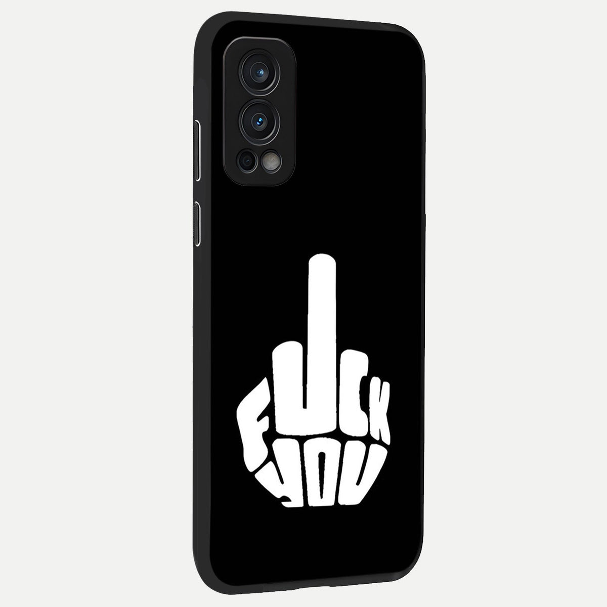  Rebel Mode On back cover For OnePlus Nord 2 slim fit glass case with vibrant aesthetic design