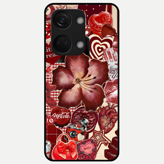  Aesthetic Little Freak Glass Case For Oneplus Nord 3 back cover – full design glossy printed glass finish