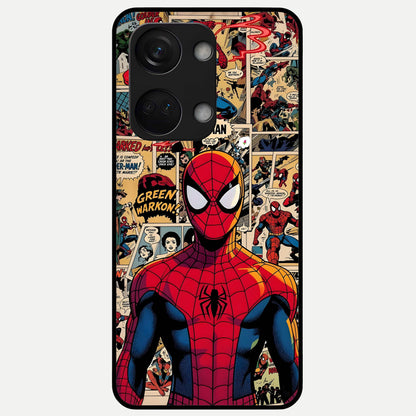  Aesthetic Spider Glass Case For Oneplus Nord 3 back cover – full design glossy printed glass finish