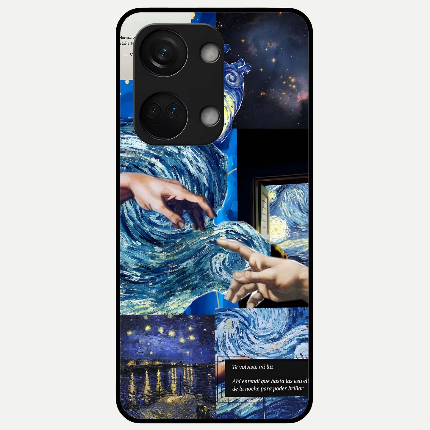  Aesthetic Vando Hands Glass Case For Oneplus Nord 3 back cover – full design glossy printed glass finish