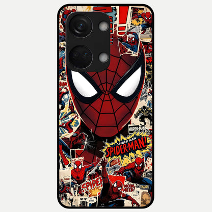  Aesthetic Wonder Spider Glass Case For Oneplus Nord 3 back cover – full design glossy printed glass finish
