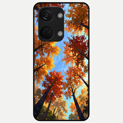  Autumn Sky Rise Glass Case For Oneplus Nord 3 back cover – full design glossy printed glass finish