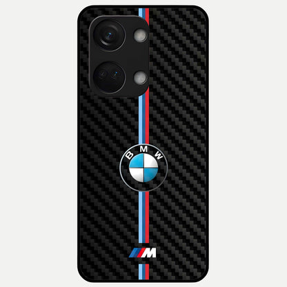  BMW Pattern Glass Case For Oneplus Nord 3 back cover – full design glossy printed glass finish