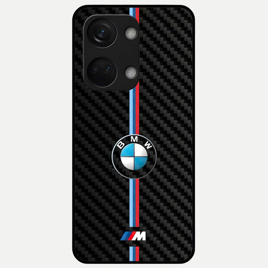  BMW Pattern Glass Case For Oneplus Nord 3 back cover – full design glossy printed glass finish