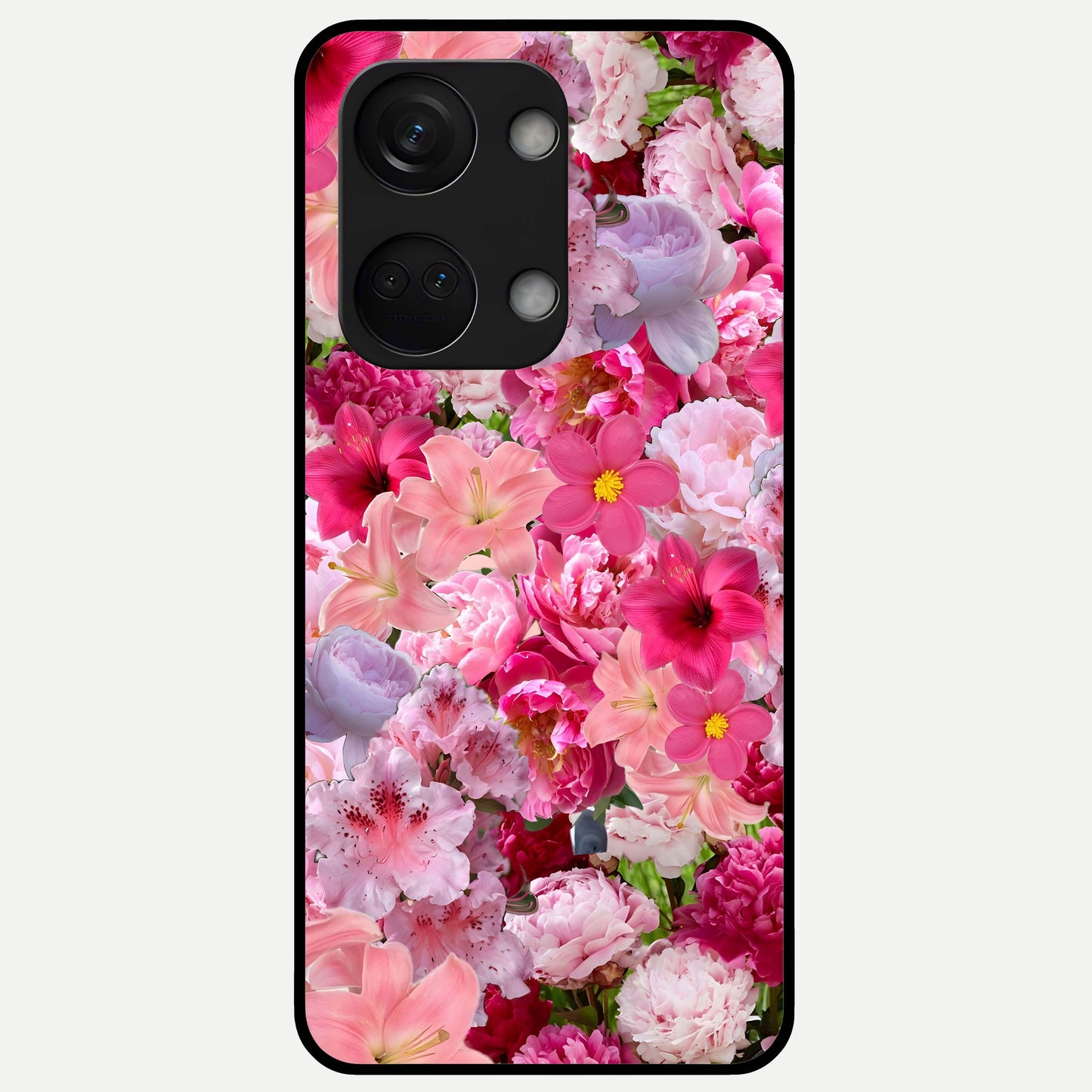  Bloom Crush Fantasy Glass Case For Oneplus Nord 3 back cover – full design glossy printed glass finish