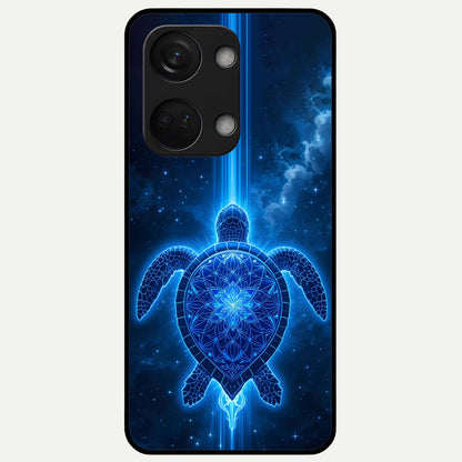  Blue Galaxy Turtle Glass Case For Oneplus Nord 3 back cover – full design glossy printed glass finish