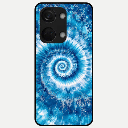  Blue Galaxy Wave Glass Case For Oneplus Nord 3 back cover – full design glossy printed glass finish