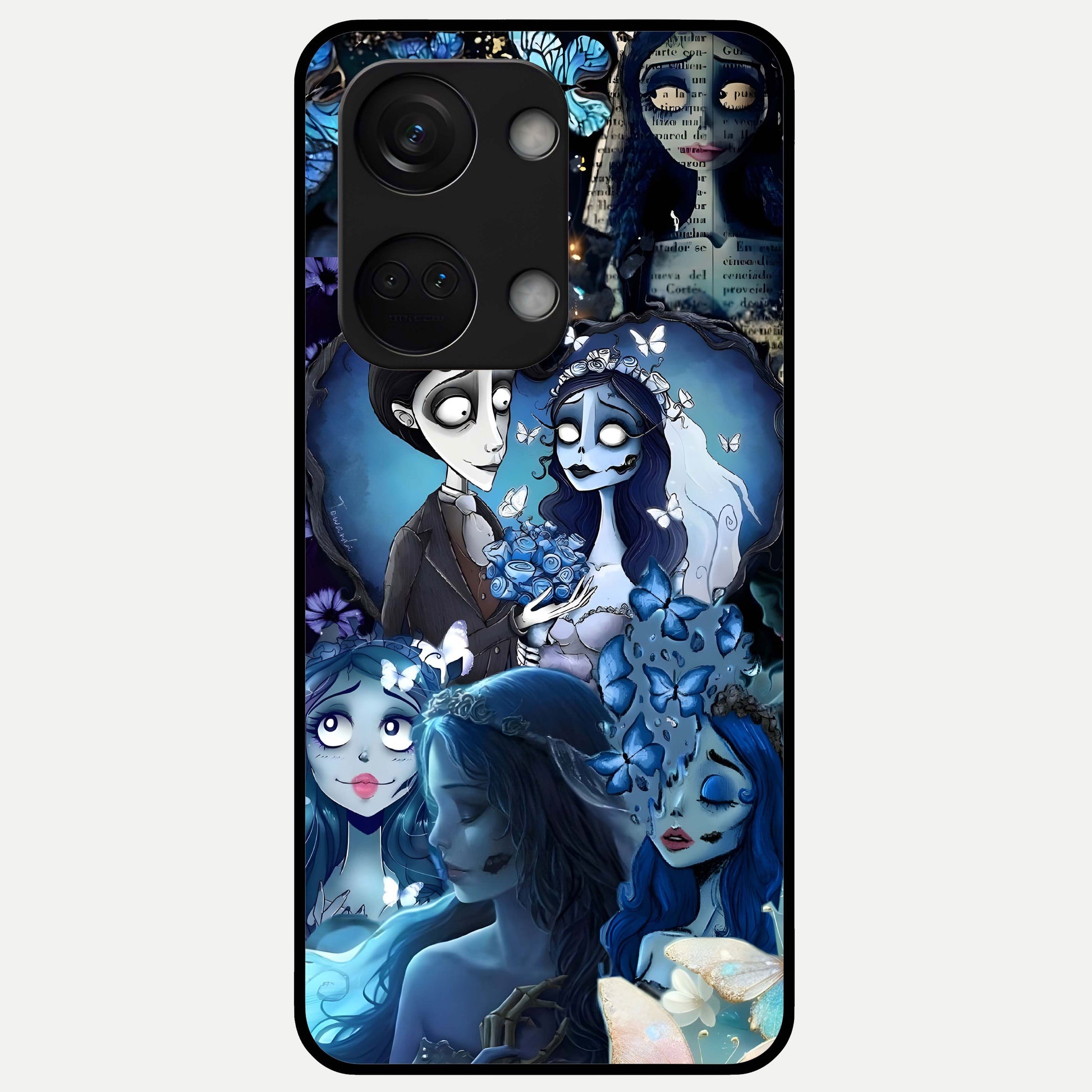  Butterfly Ghost Soul Glass Case For Oneplus Nord 3 back cover – full design glossy printed glass finish