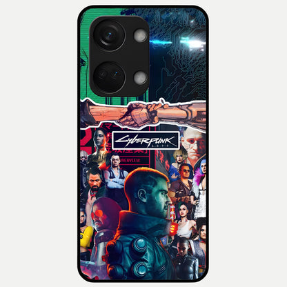  CYBERPUNK Legacy Glass Case For Oneplus Nord 3 back cover – full design glossy printed glass finish