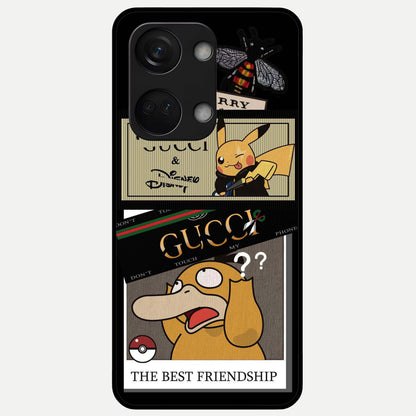  Cartoon Brand Play Mashup Glass Case For Oneplus Nord 3 back cover – full design glossy printed glass finish