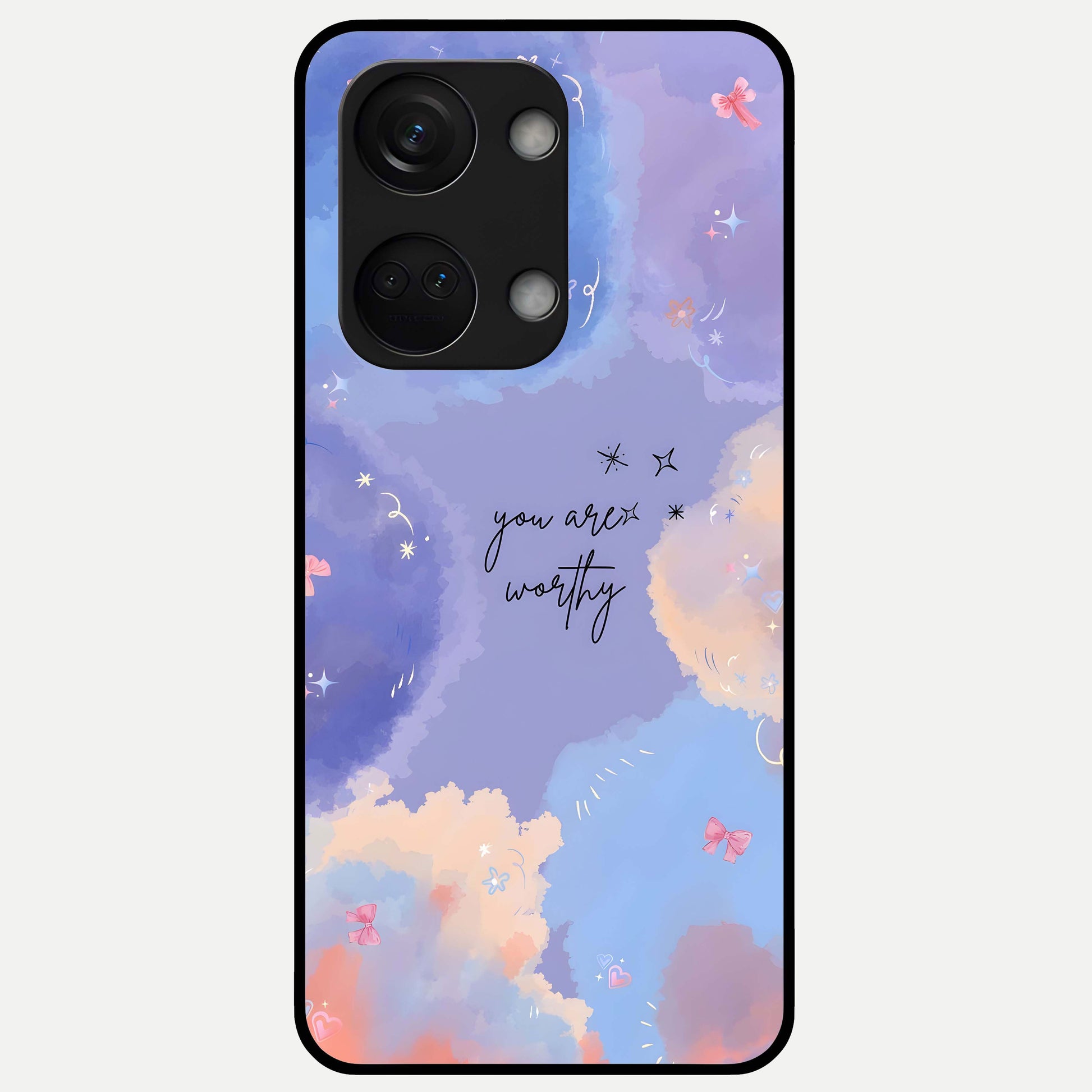  Celestial Cloud Magic Glass Case For Oneplus Nord 3 back cover – full design glossy printed glass finish