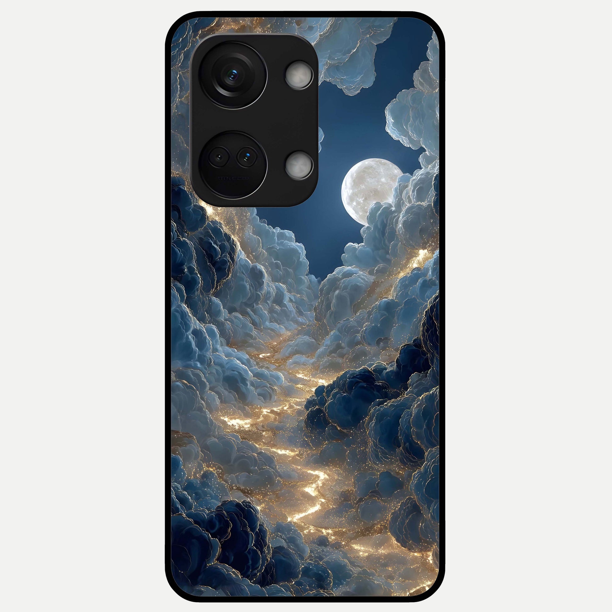  Celestial Cloud Road Glass Case For Oneplus Nord 3 back cover – full design glossy printed glass finish