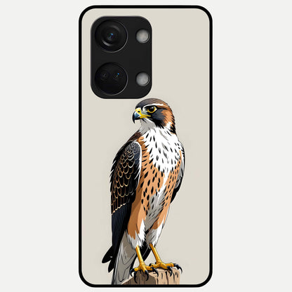  Clever Eagle Glass Case For Oneplus Nord 3 back cover – full design glossy printed glass finish