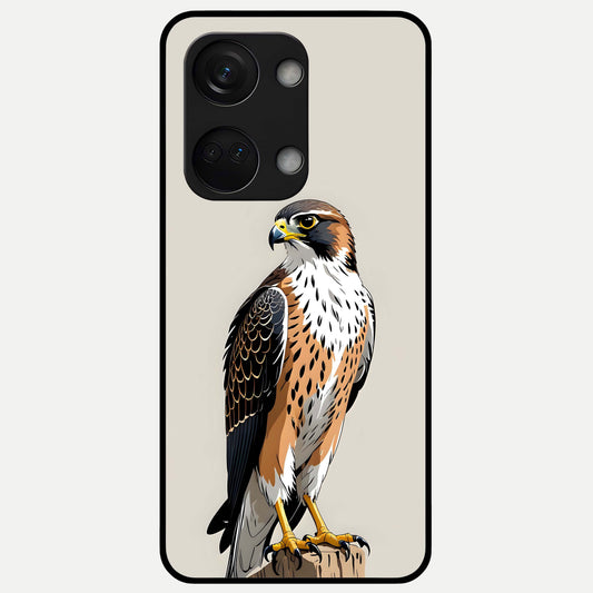  Clever Eagle Glass Case For Oneplus Nord 3 back cover – full design glossy printed glass finish