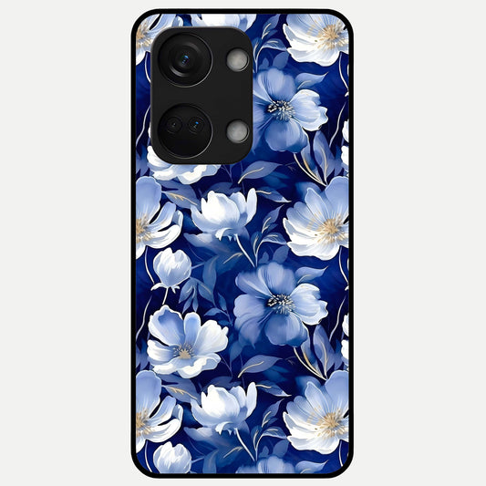  Cute Floral Patterns Glass Case For Oneplus Nord 3 back cover – full design glossy printed glass finish
