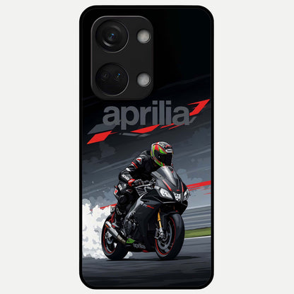  Dark Aprilla Glass Case For Oneplus Nord 3 back cover – full design glossy printed glass finish