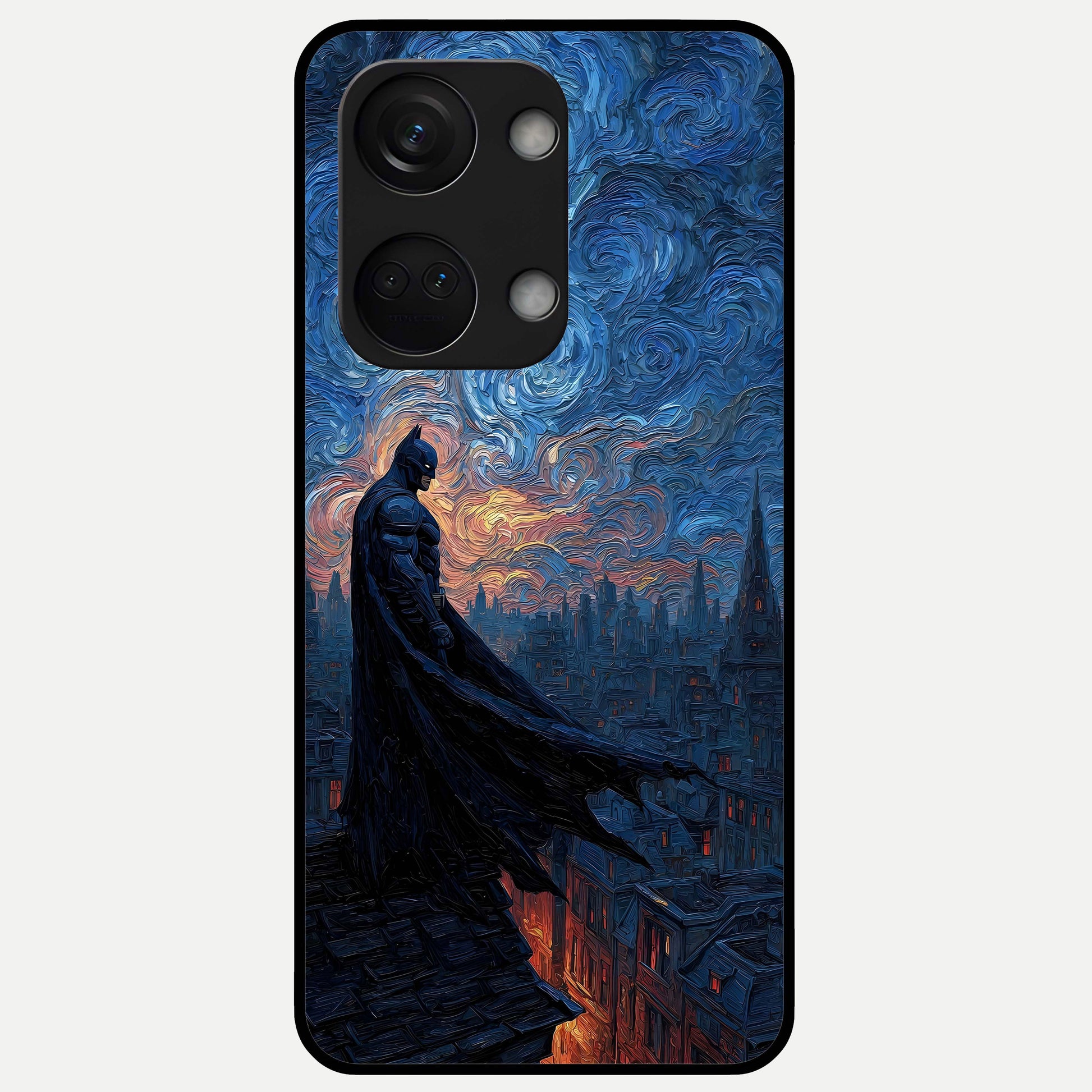  Dark Knight Dusk Glass Case For Oneplus Nord 3 back cover – full design glossy printed glass finish
