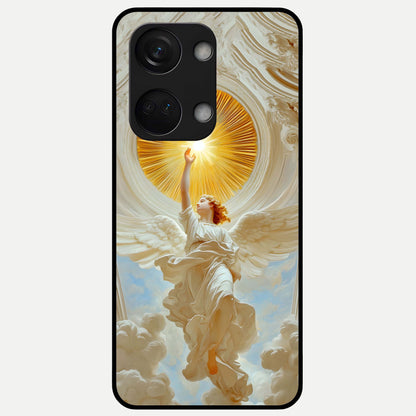  Divine Light Angel Glass Case For Oneplus Nord 3 back cover – full design glossy printed glass finish