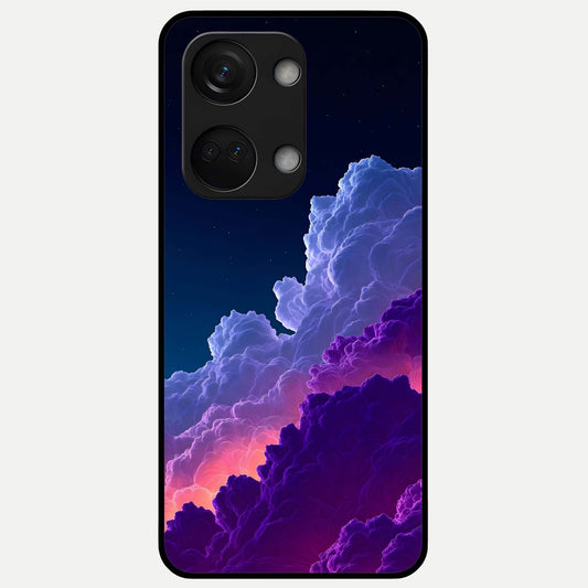  Dreamy Cloud Skies Glass Case For Oneplus Nord 3 back cover – full design glossy printed glass finish