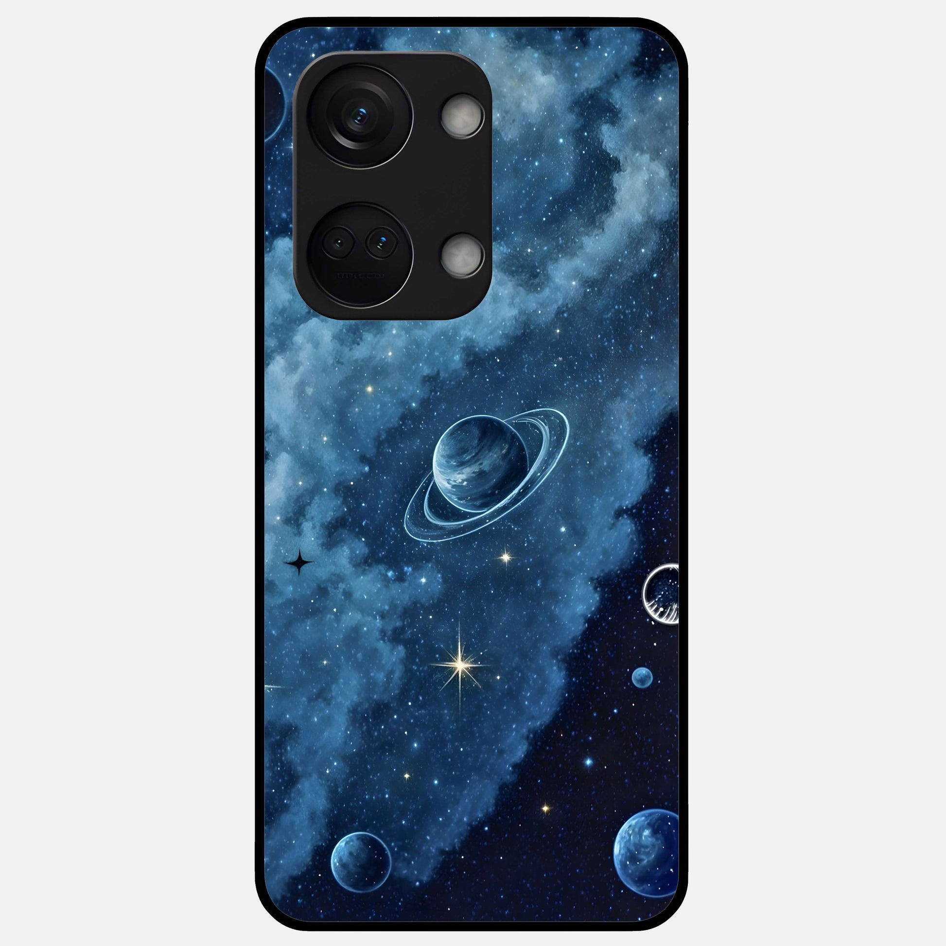  Galaxy Dream Space Glass Case For Oneplus Nord 3 back cover – full design glossy printed glass finish