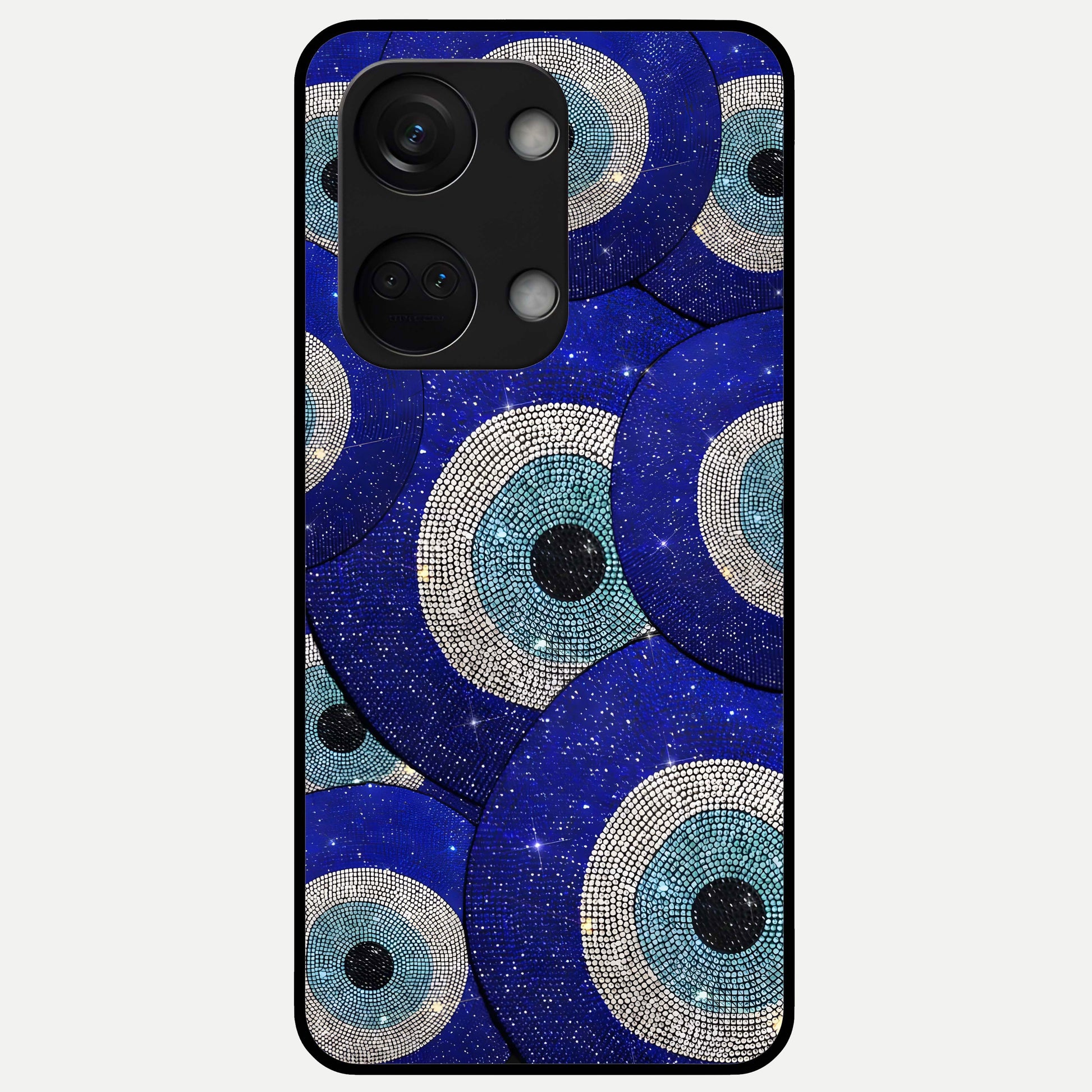  Galaxy Eye Flow Glass Case For Oneplus Nord 3 back cover – full design glossy printed glass finish