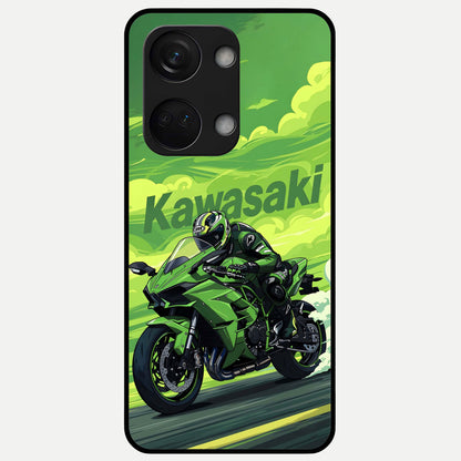  Greenery Sky Glass Case For Oneplus Nord 3 back cover – full design glossy printed glass finish