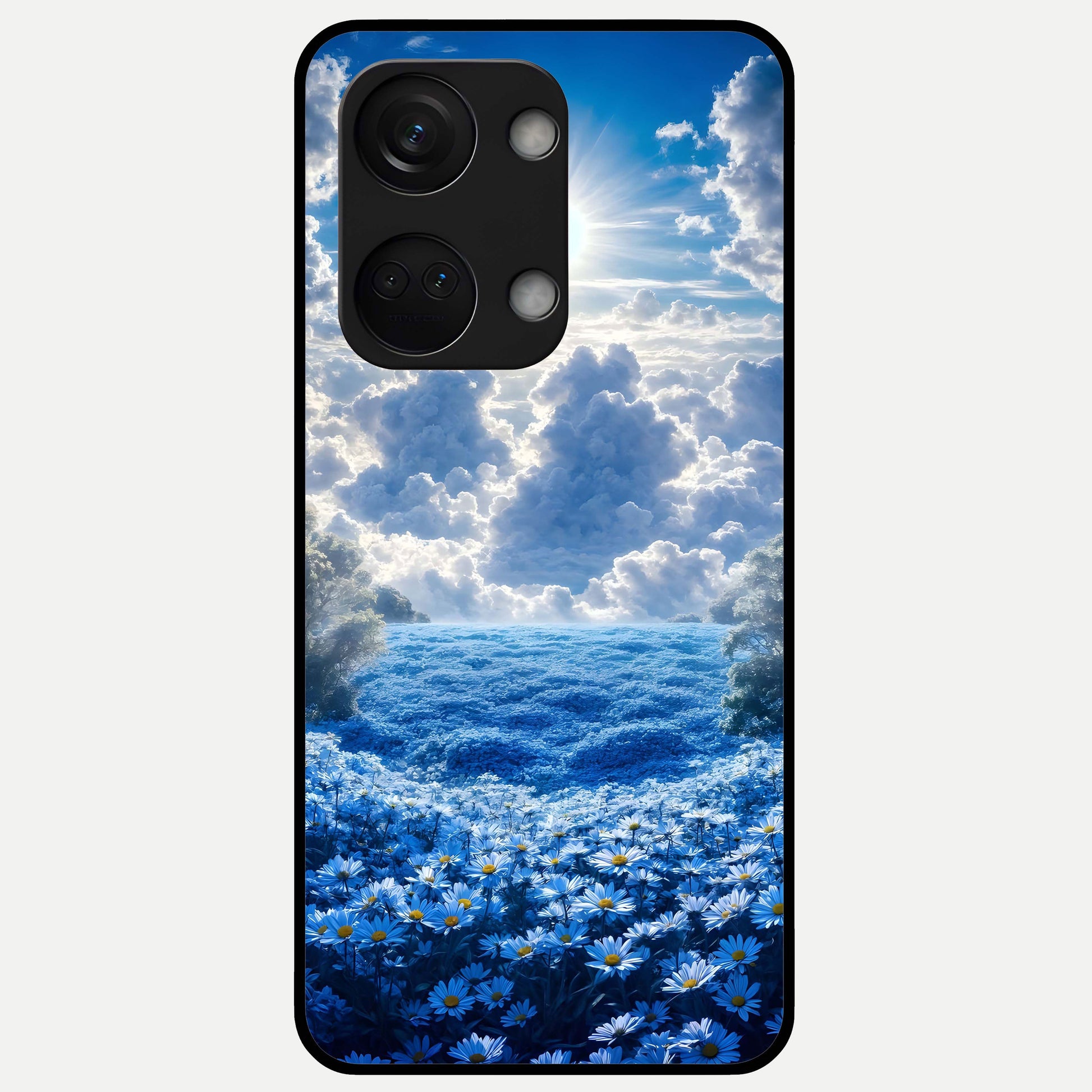  Heavenly Daisy Horizon Glass Case For Oneplus Nord 3 back cover – full design glossy printed glass finish