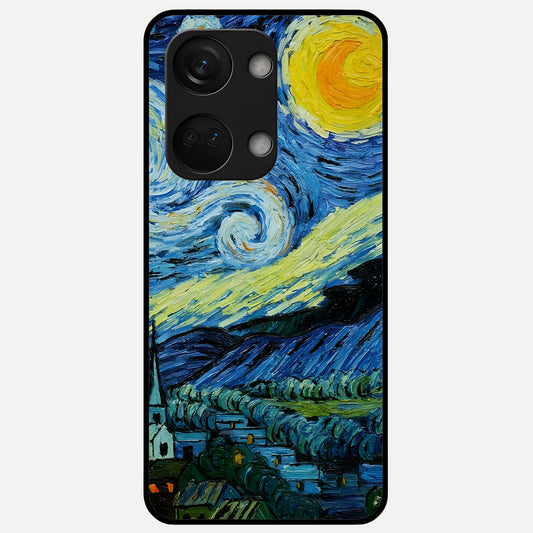  Inspired Van Gogh Art Glass Case For Oneplus Nord 3 back cover – full design glossy printed glass finish