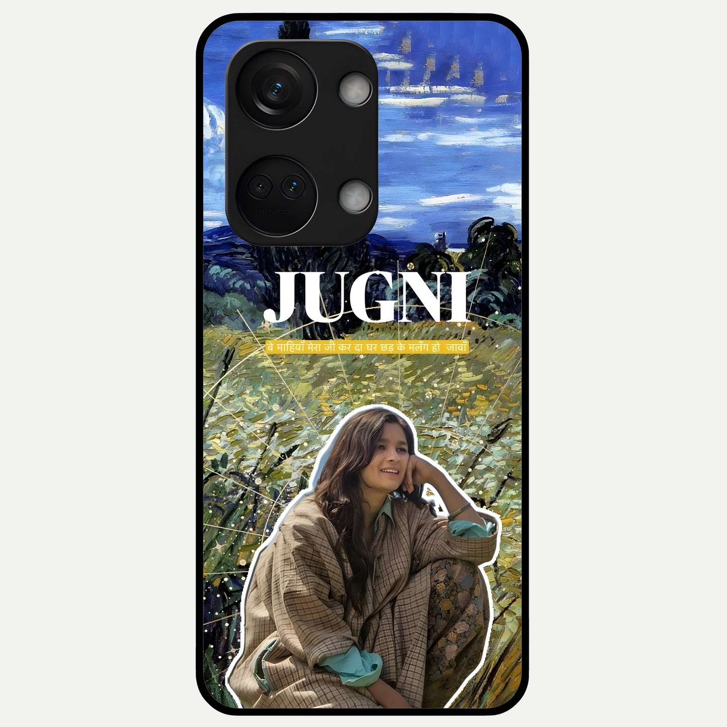  Jugni Soul Vibes Glass Case For Oneplus Nord 3 back cover – full design glossy printed glass finish