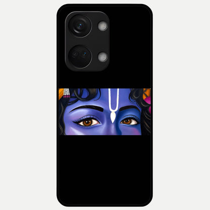  Krishna Eye Glass Case For Oneplus Nord 3 back cover – full design glossy printed glass finish