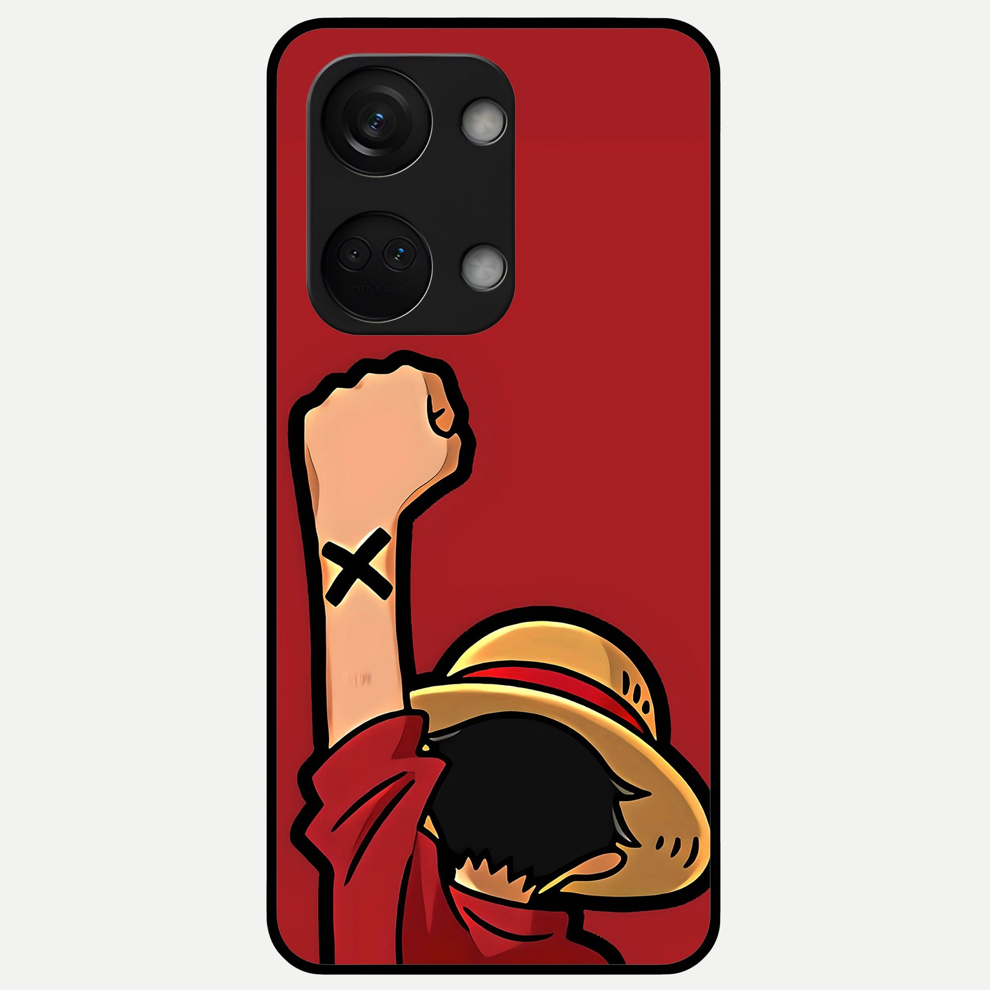  Luffy X Spirit Glass Case For Oneplus Nord 3 back cover – full design glossy printed glass finish
