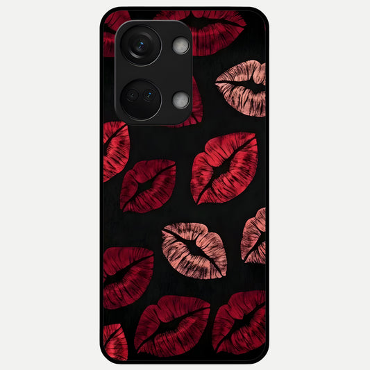  Midnight Kiss Love Glass Case For Oneplus Nord 3 back cover – full design glossy printed glass finish