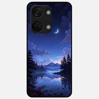  Midnight Lake Peace Glass Case For Oneplus Nord 3 back cover – full design glossy printed glass finish