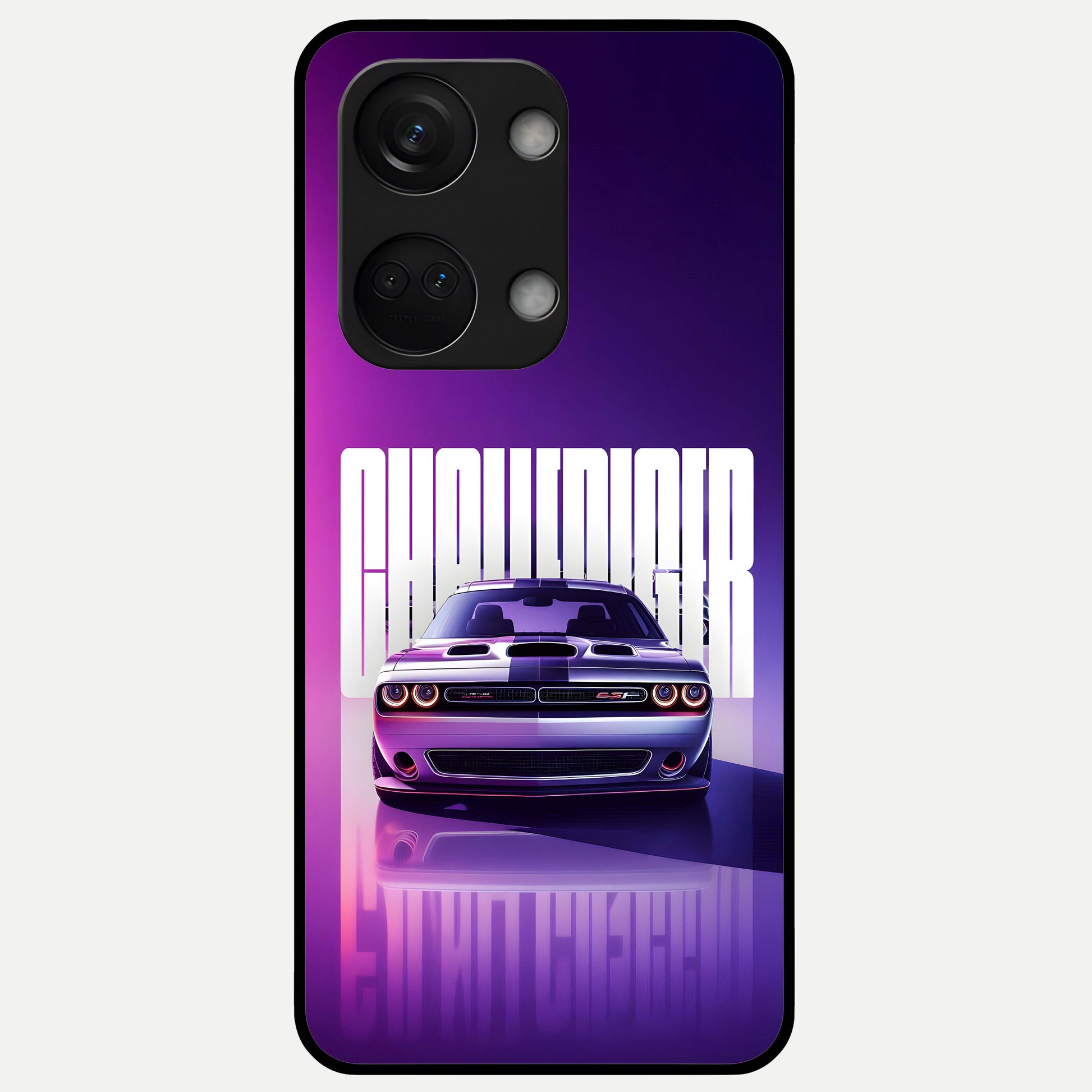  Midnight Muscle Ride Glass Case For Oneplus Nord 3 back cover – full design glossy printed glass finish