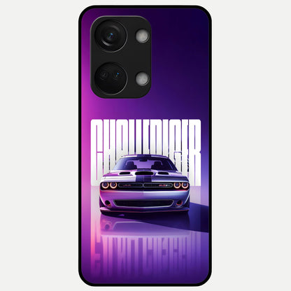  Midnight Muscle Ride Glass Case For Oneplus Nord 3 back cover – full design glossy printed glass finish