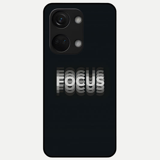  Mono Focus Vision Glass Case For Oneplus Nord 3 back cover – full design glossy printed glass finish
