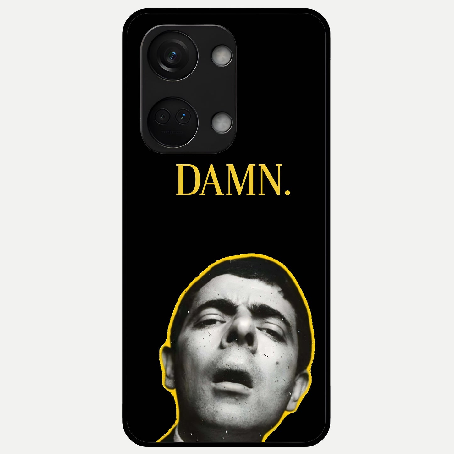  Mr Bean Damn Glass Case For Oneplus Nord 3 back cover – full design glossy printed glass finish
