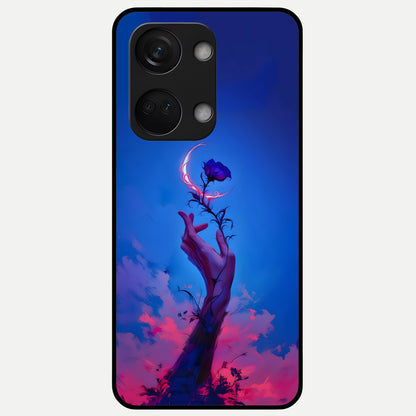  Mystic Hand Glass Case For Oneplus Nord 3 back cover – full design glossy printed glass finish