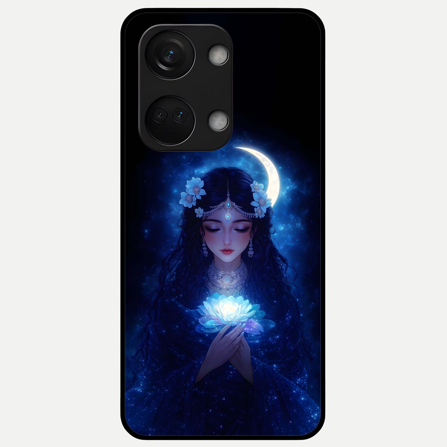  Mystic Moon Queen Glass Case For Oneplus Nord 3 back cover – full design glossy printed glass finish
