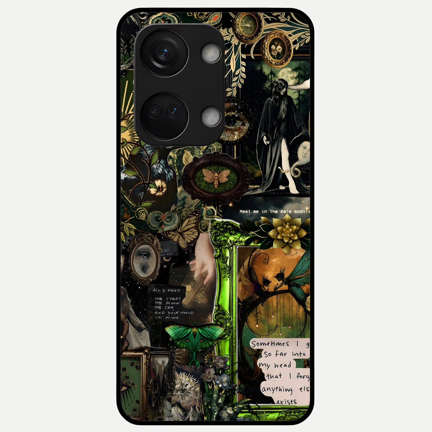  Mystic Woods Secret Glass Case For Oneplus Nord 3 back cover – full design glossy printed glass finish