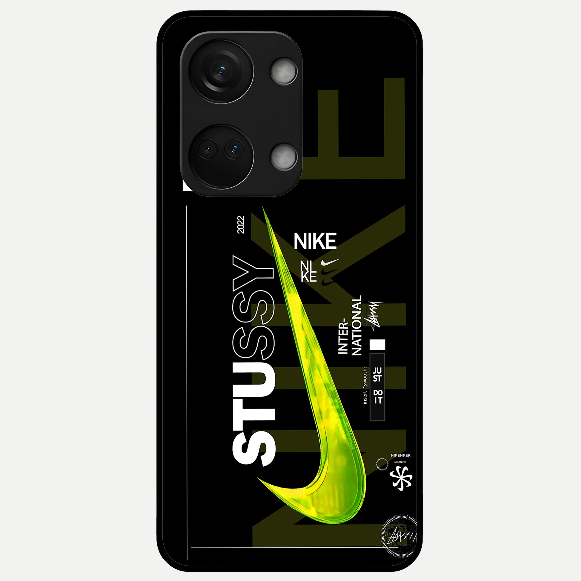  Neon Street Edition Glass Case For Oneplus Nord 3 back cover – full design glossy printed glass finish
