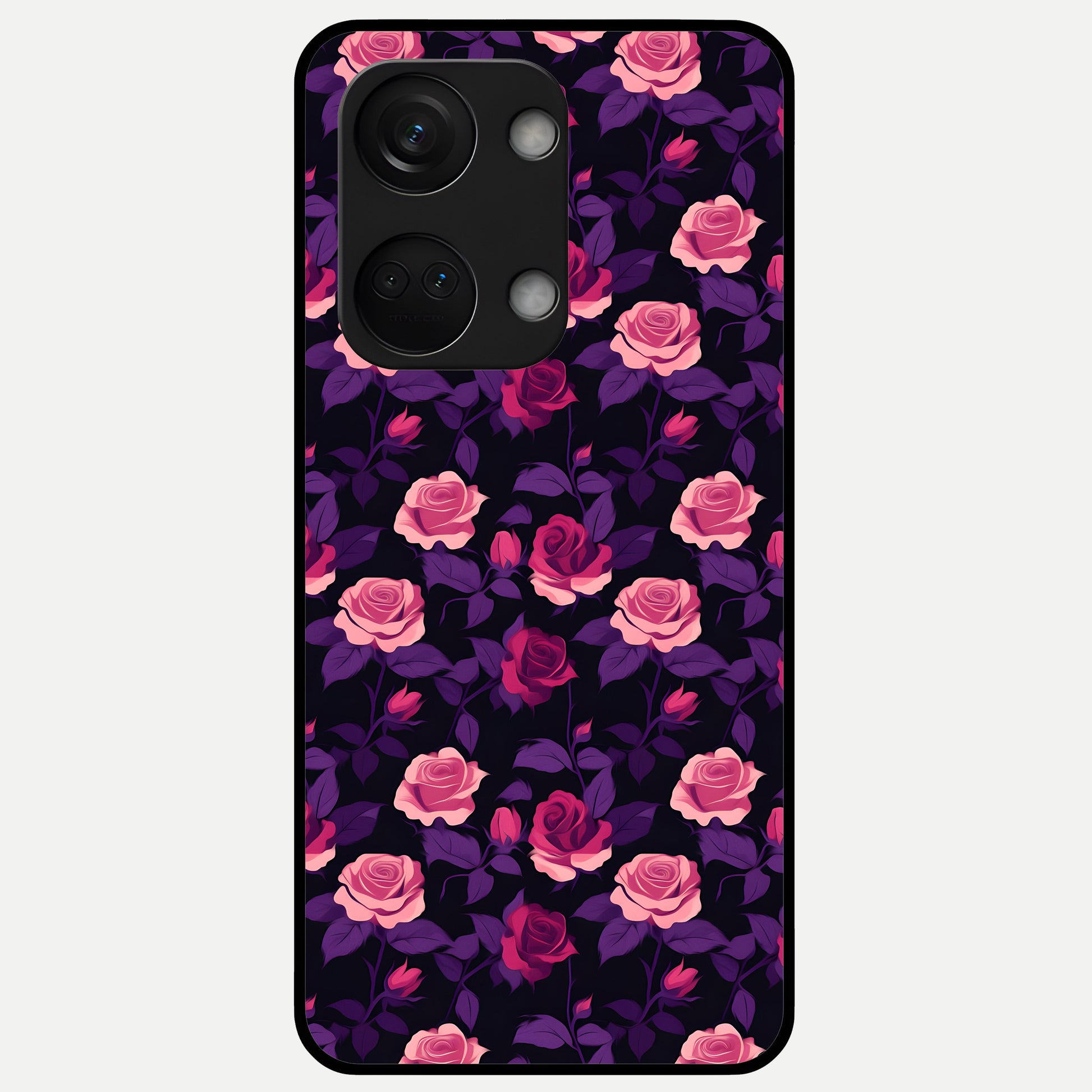  Rose Garden Twilight Glass Case For Oneplus Nord 3 back cover – full design glossy printed glass finish