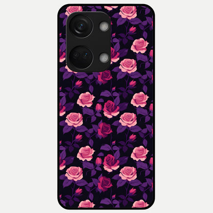  Rose Garden Twilight Glass Case For Oneplus Nord 3 back cover – full design glossy printed glass finish