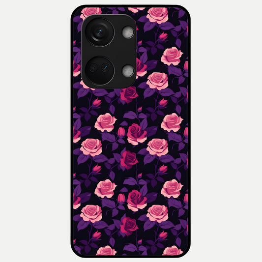  Rose Garden Twilight Glass Case For Oneplus Nord 3 back cover – full design glossy printed glass finish