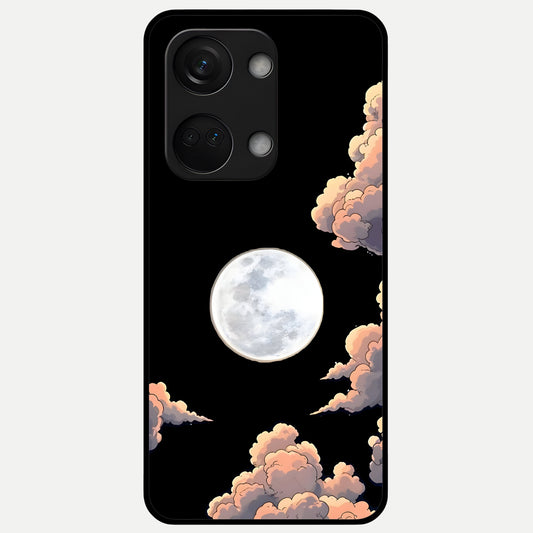  Shade Cloud Moon Glass Case For Oneplus Nord 3 back cover – full design glossy printed glass finish